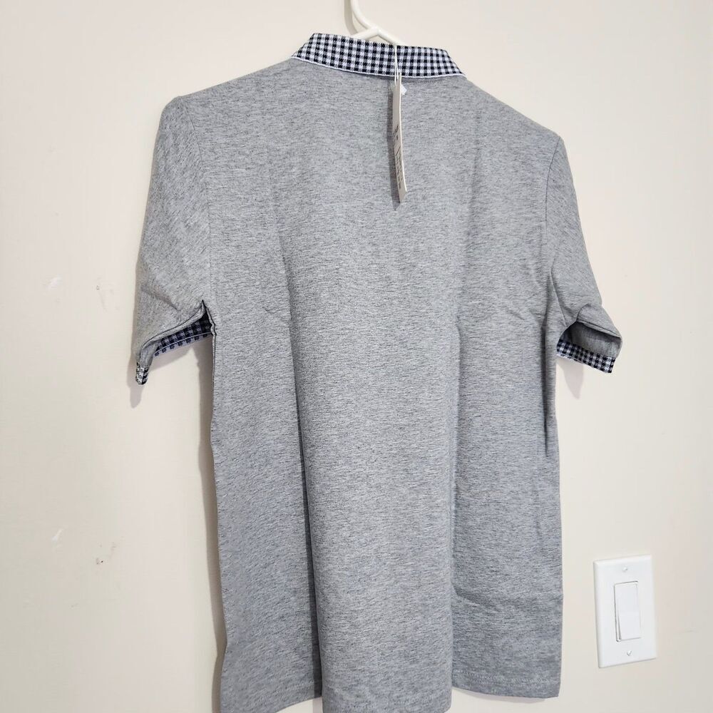 Dingshite Polo Shirt For Men Size Small Gray Color.  New - Picture 4 of 14